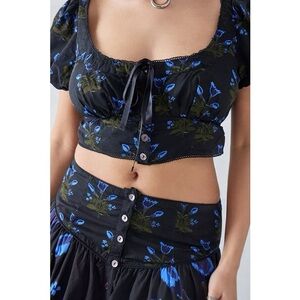 Free People Easy To Love Crop Top EUC